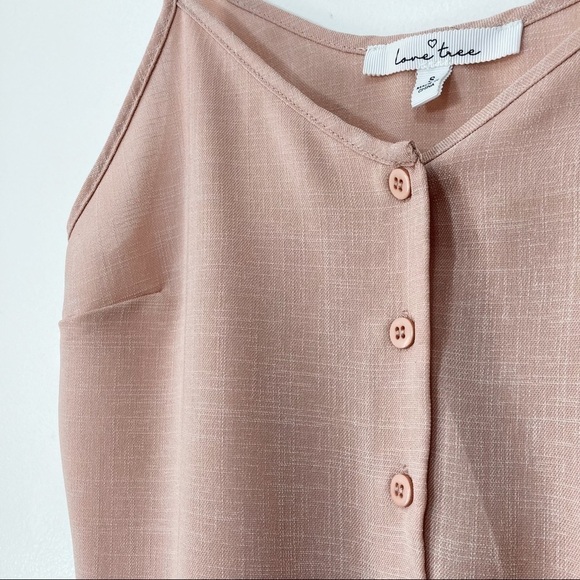 Love Tree Pink Cutout Tank Top Size S - Picture 6 of 16